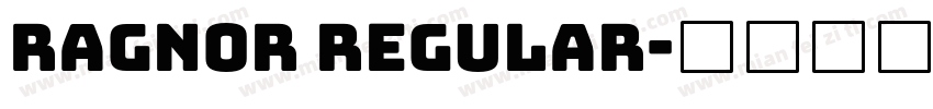 Ragnor Regular字体转换